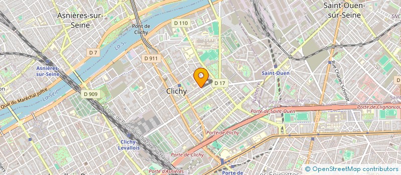 localisation de l'entreprise LINKUP à CLICHY