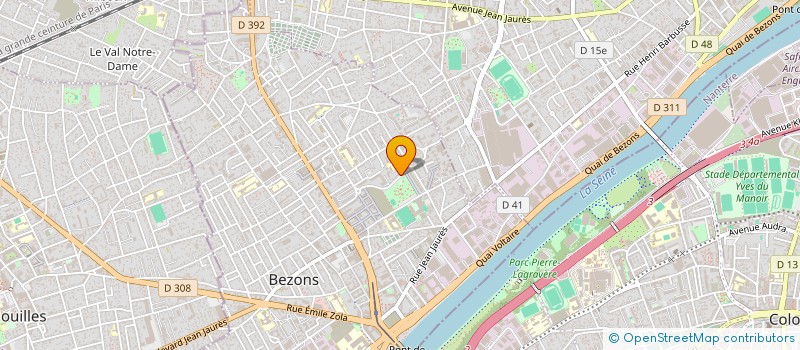 localisation de l'entreprise LINKUP MEDIACOM à BEZONS