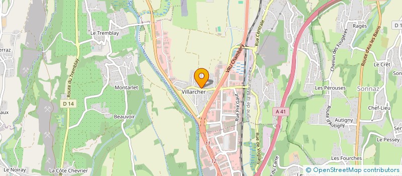 localisation de l'entreprise LINKYSTAR  VOGLANS