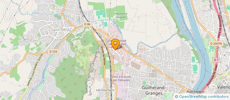 localisation de l'entreprise LINN à SAINT-PERAY