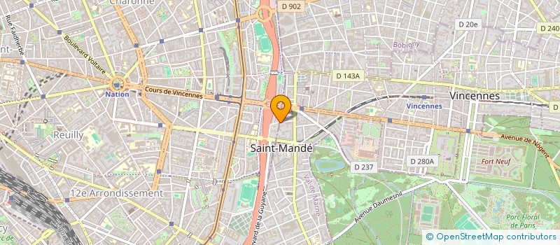 localisation de l'entreprise LINN CONSULTING à SAINT-MANDE