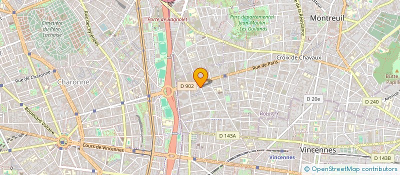 localisation de l'entreprise LINNA MORATA à MONTREUIL