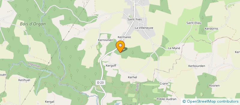 localisation de l'entreprise LINNAEA  BUBRY