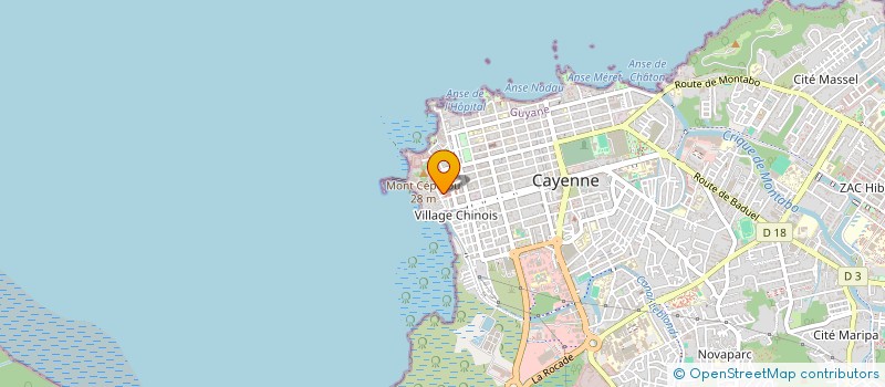 localisation de l'entreprise LINNI  CAYENNE