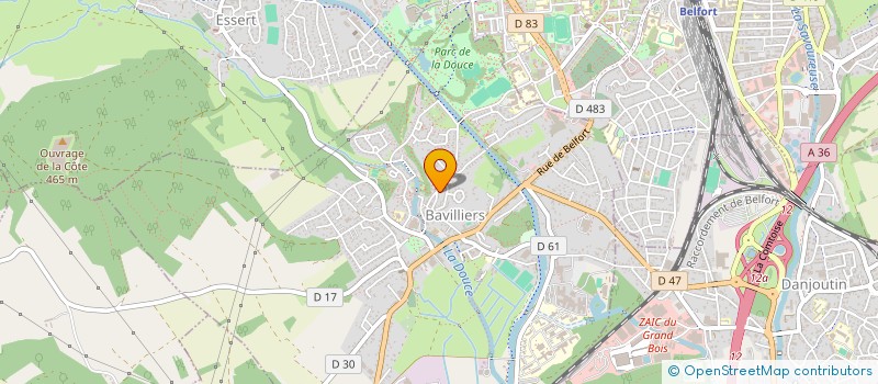 localisation de l'entreprise LINO  BAVILLIERS