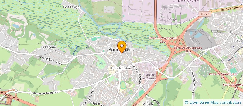 localisation de l'entreprise LINO à BOUGUENAIS