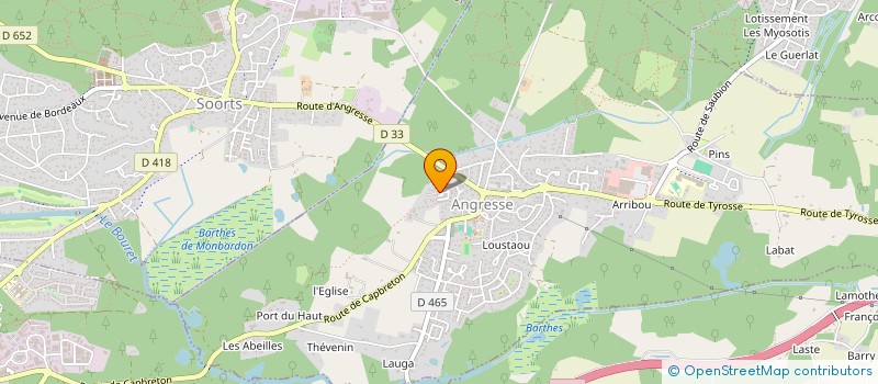 localisation de l'entreprise LINO  ANGRESSE