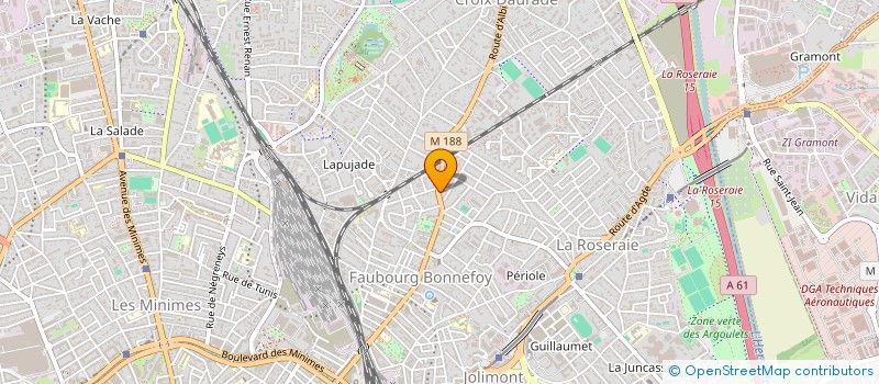 localisation de l'entreprise LINO  TOULOUSE