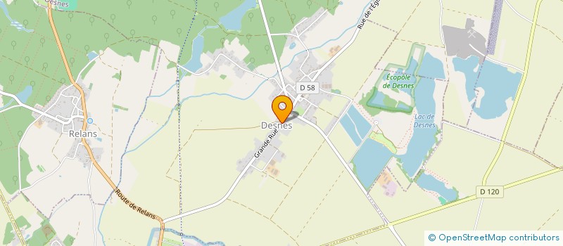 localisation de l'entreprise LINO  DESNES
