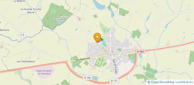 localisation de l'entreprise LINO BRIALI  CORON