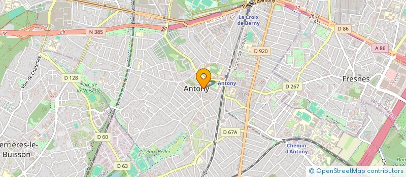 localisation de l'entreprise LINO&CO à ANTONY