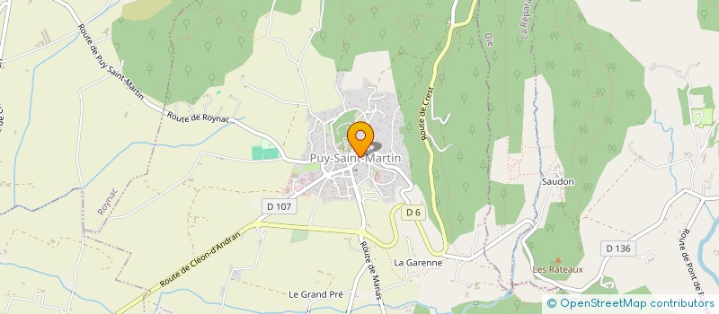 localisation de l'entreprise LINO DECO  PUY-SAINT-MARTIN