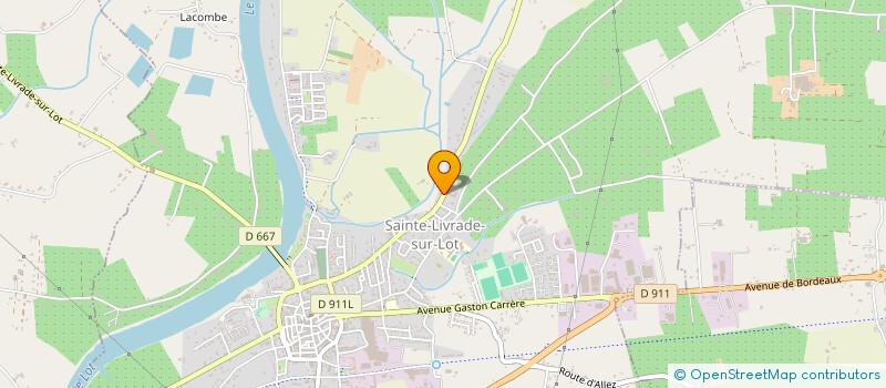 localisation de l'entreprise LINO ET NAD  SAINTE-LIVRADE-SUR-LOT