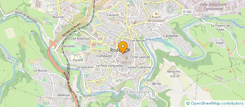 localisation de l'entreprise LINO & TILOU à RODEZ