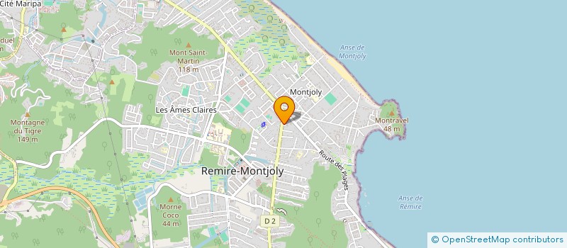 localisation de l'entreprise LINO VERZINNI  REMIRE-MONTJOLY