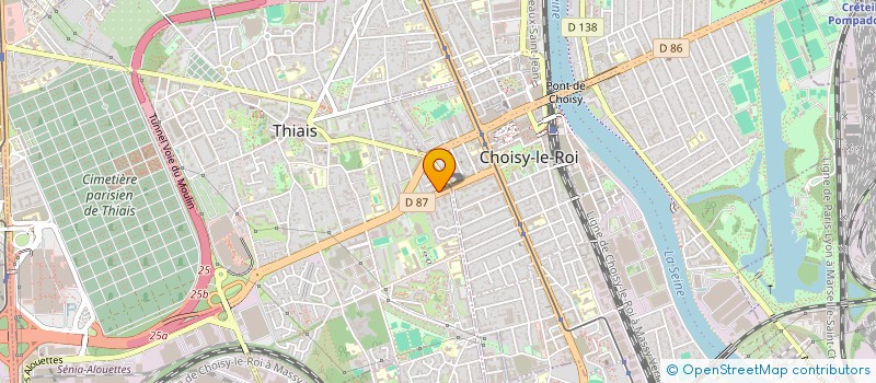 localisation de l'entreprise LINOA à THIAIS