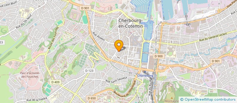 localisation de l'entreprise LINOAS à CHERBOURG-EN-COTENTIN