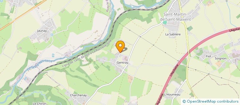 localisation de l'entreprise LINOCERIS  SAINT-MARTIN-DE-SAINT-MAIXENT