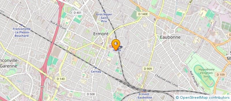 localisation de l'entreprise LINOO CONSULT à ERMONT