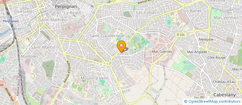 localisation de l'entreprise LINOPAT  PERPIGNAN
