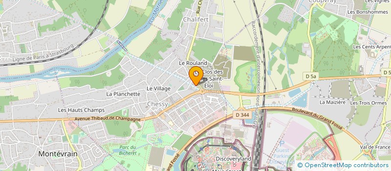 localisation de l'entreprise LINOU à CHESSY
