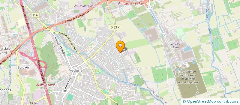 localisation de l'entreprise LINOU à VEDENE