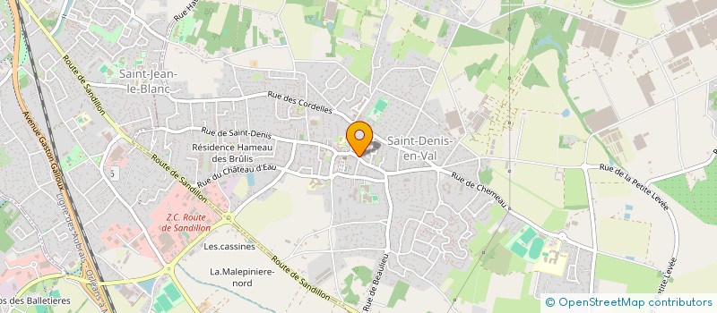localisation de l'entreprise LINOU & CARO à SAINT-DENIS-EN-VAL