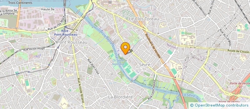 localisation de l'entreprise LINOV à NANTES