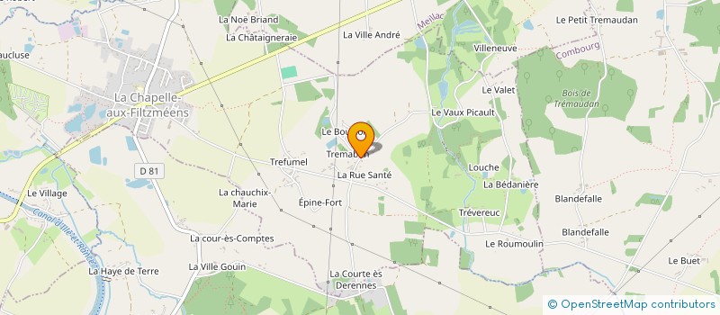 localisation de l'entreprise LINOVA  LA CHAPELLE AUX FILTZMEENS