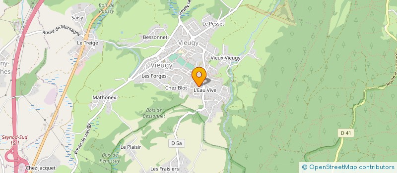 localisation de l'entreprise LINOVATEC SAS à ANNECY