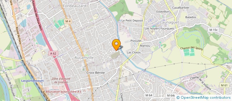 localisation de l'entreprise LINQUO à AUCAMVILLE