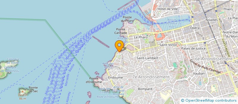 localisation de l'entreprise LINRA  MARSEILLE