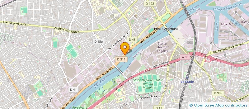 localisation de l'entreprise LINSE CONCEPT à ARGENTEUIL