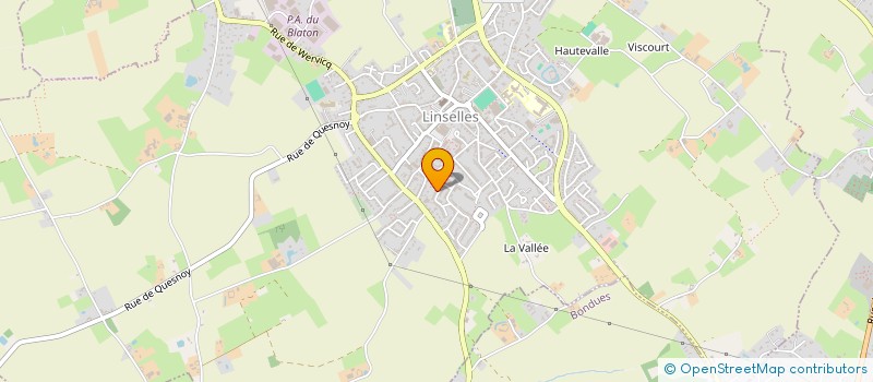 localisation de l'entreprise LINSELLES BASKET à LINSELLES