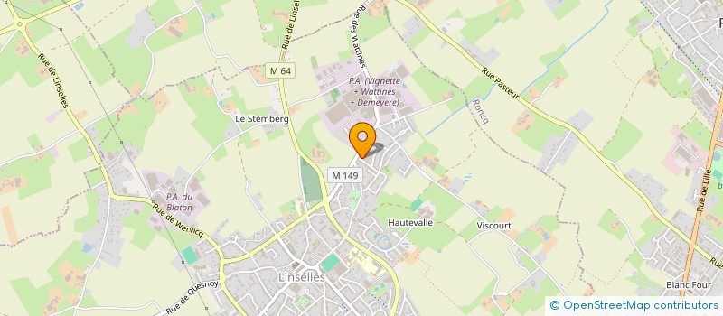 localisation de l'entreprise LINSELLES INFORMATIQUE  LINSELLES