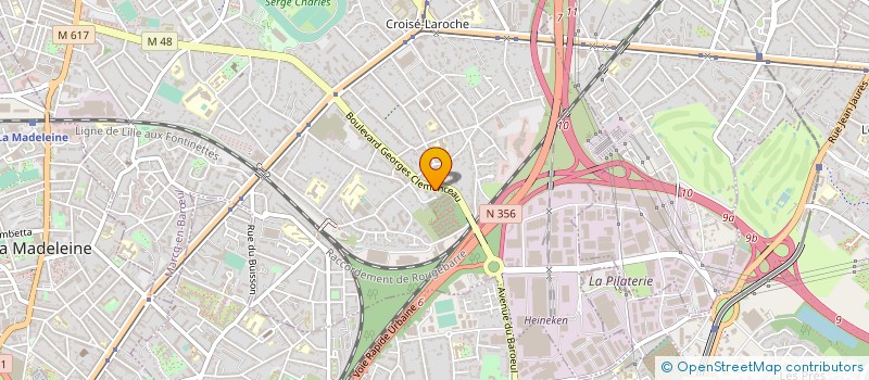 localisation de l'entreprise LINSELLES RUE DE LA VISCOURT à MARCQ-EN-BARŒUL
