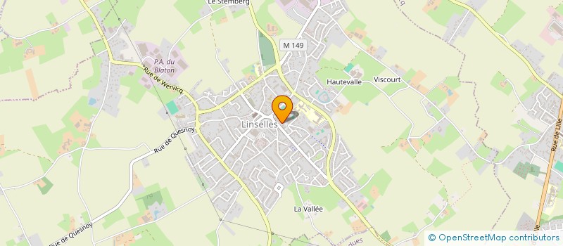 localisation de l'entreprise LINSELLES TENNIS à LINSELLES