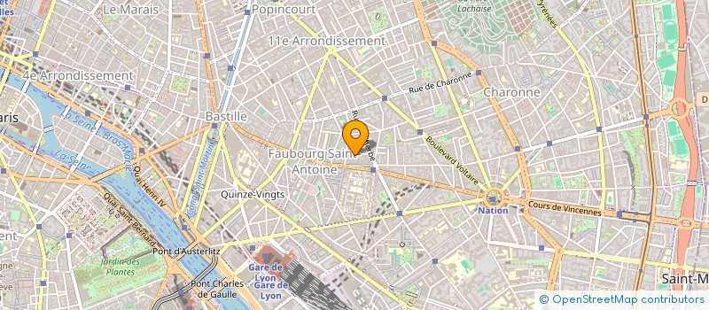 localisation de l'entreprise LINSEM  PARIS