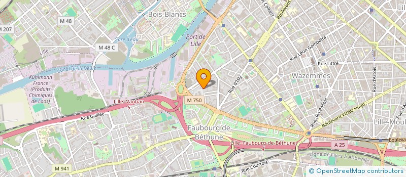 localisation de l'entreprise LINSOIEFABLE à LILLE