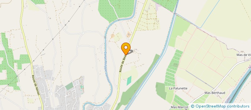 localisation de l'entreprise LINSOLAS-BILHAU  SAINT-GILLES