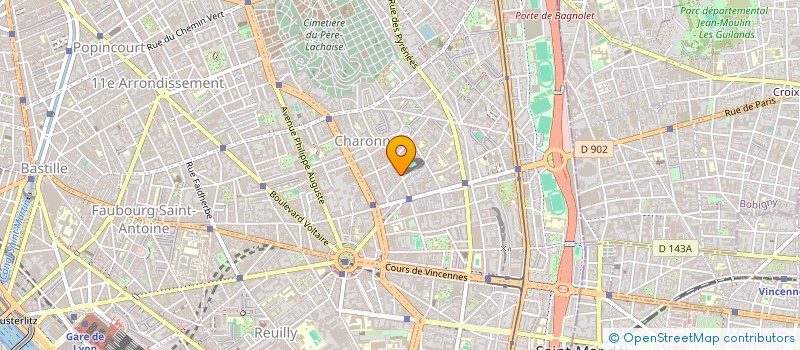 localisation de l'entreprise LINSY à PARIS
