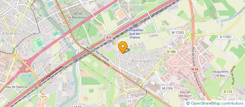 localisation de l'entreprise LINTANF MERMET à LATTES