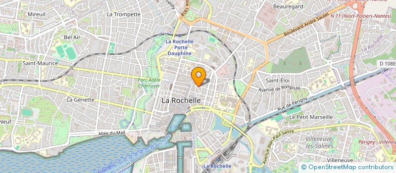 localisation de l'entreprise LINTANFF  LA ROCHELLE