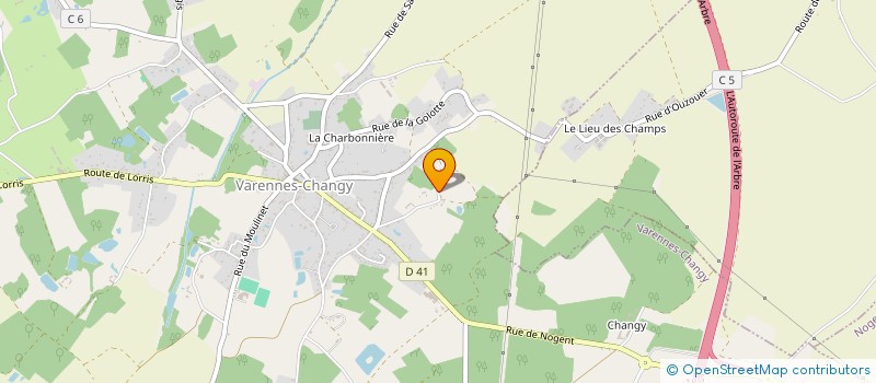 localisation de l'entreprise LINTCH à VARENNES-CHANGY