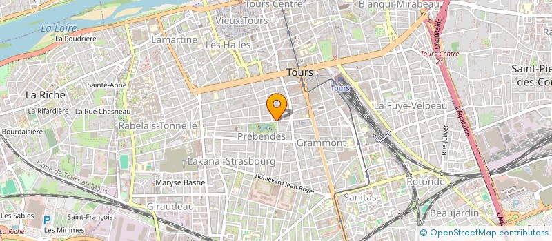 localisation de l'entreprise LINTE BRUNEAU à TOURS