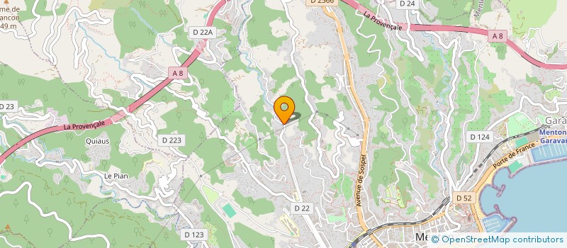 localisation de l'entreprise LINUS  MENTON