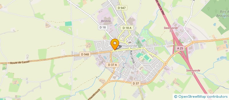 localisation de l'entreprise LINUS  STEENVOORDE