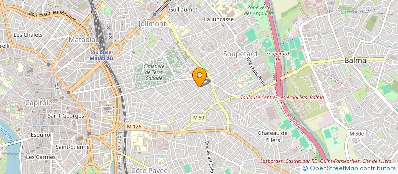 localisation de l'entreprise LINUXEDU à TOULOUSE