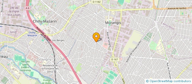 localisation de l'entreprise LINVEST' à MORANGIS