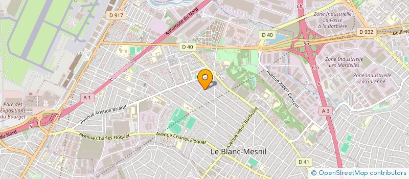 localisation de l'entreprise LINVESTING à LE BLANC-MESNIL